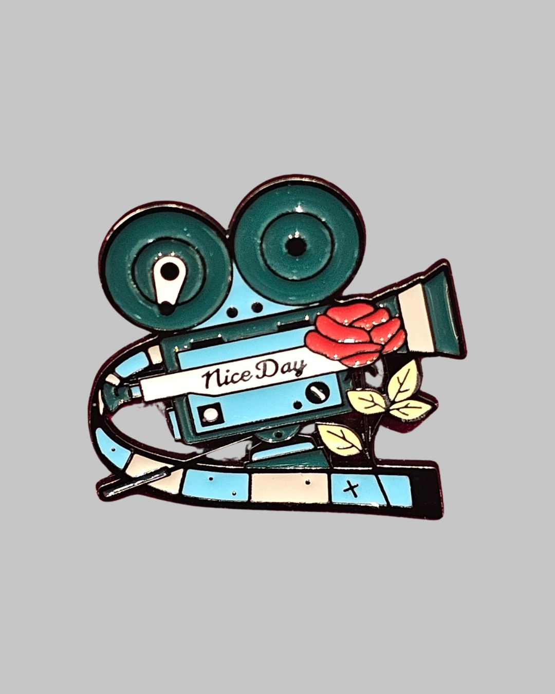Camera Brooch Enamel Pin