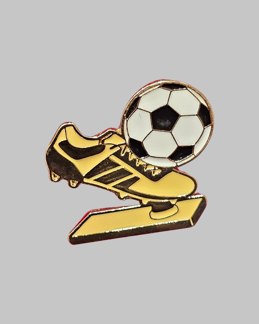 Football Golden Shoe Brooch Enamel Pin