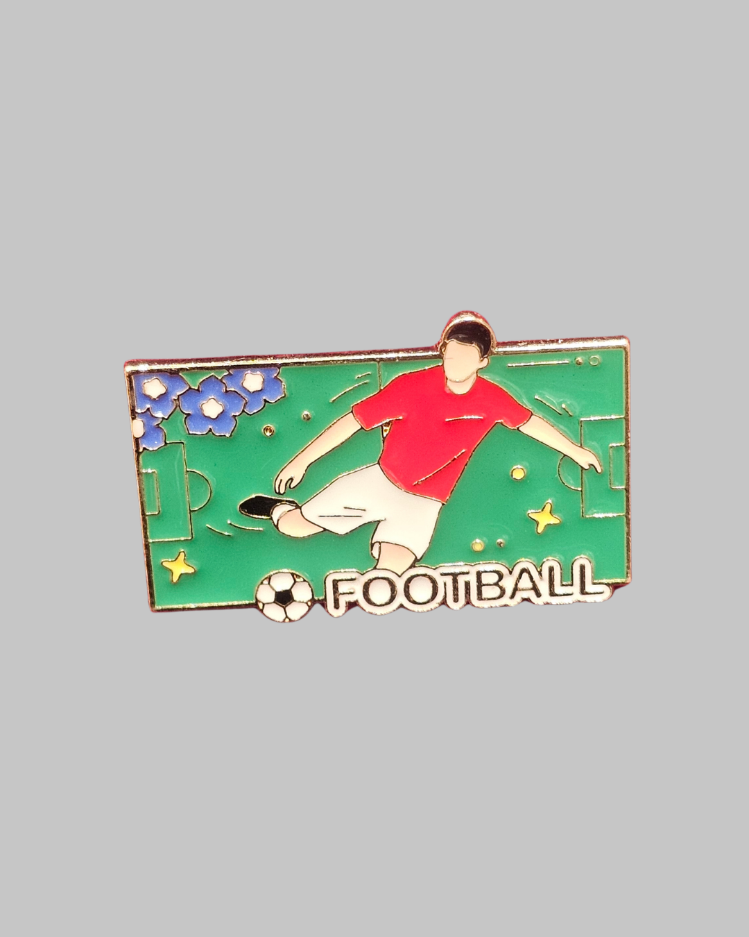 Football Brooch Enamel Pin