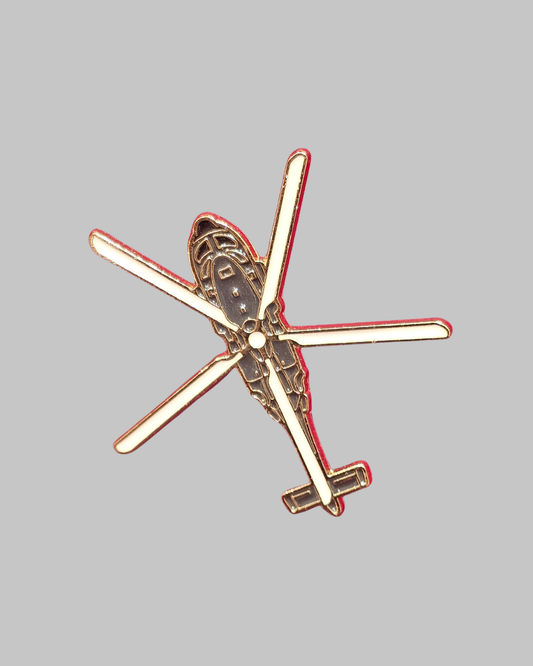 Helicopter Brooch Enamel Pin