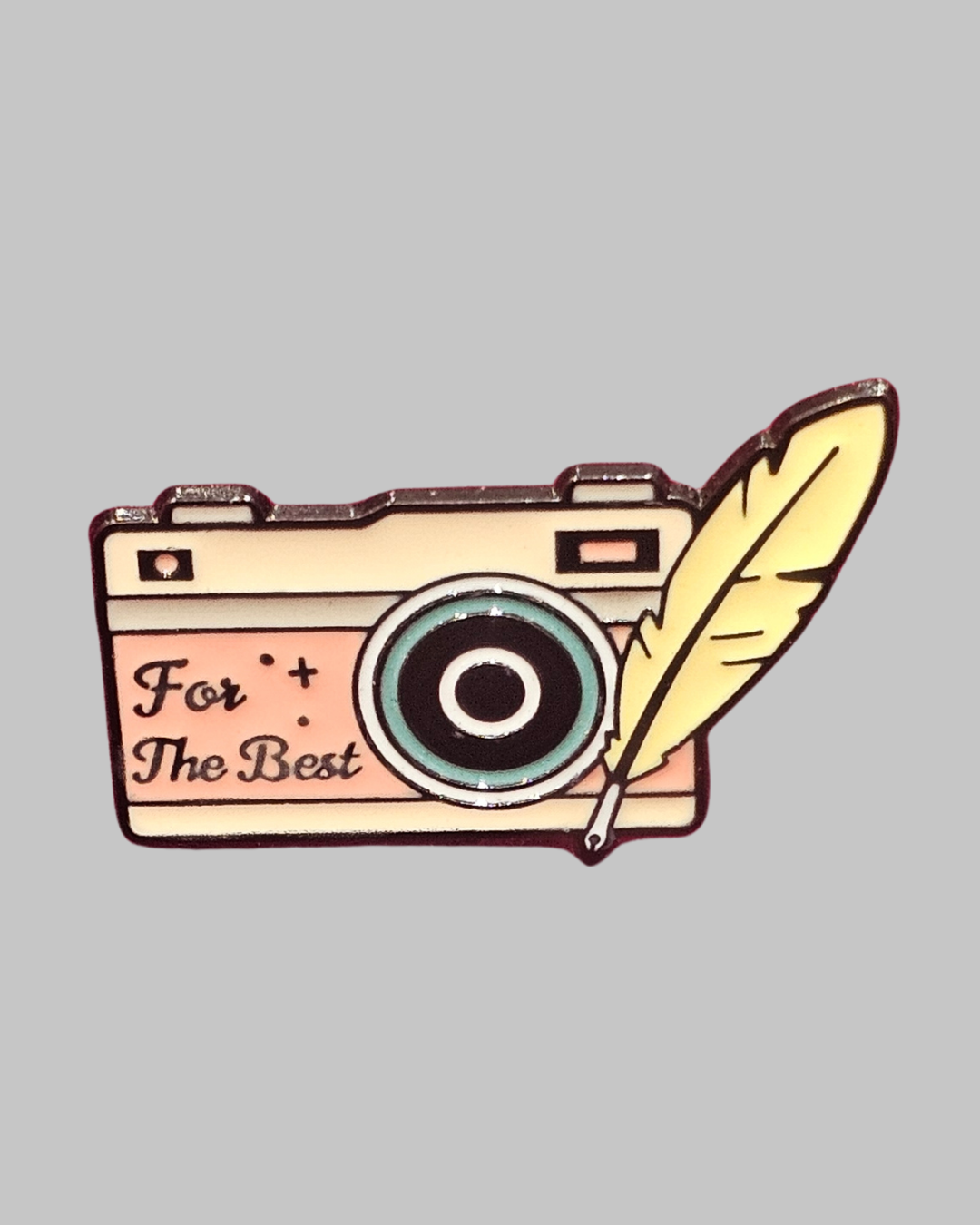 Camera For the Best Brooch Enamel Pin