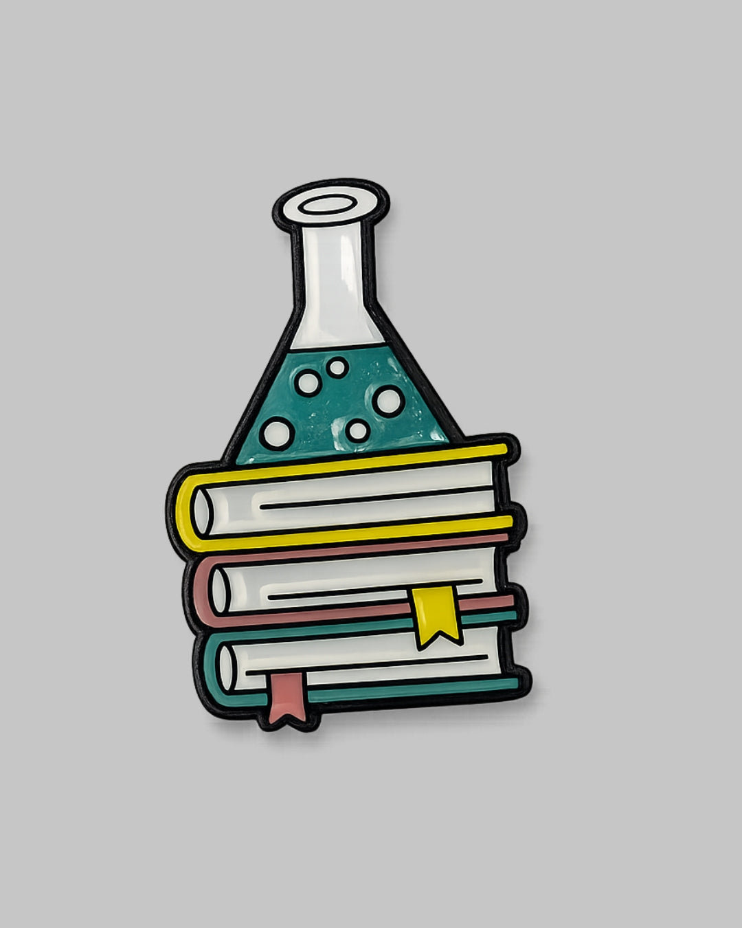 Chemical Books Enamel Pin