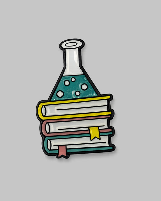 Chemical Books Enamel Pin