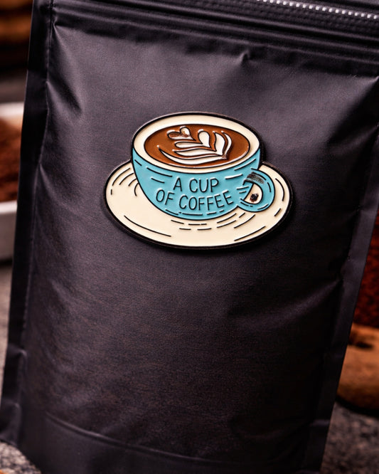 A Cup Of Coffee Enamel Pin