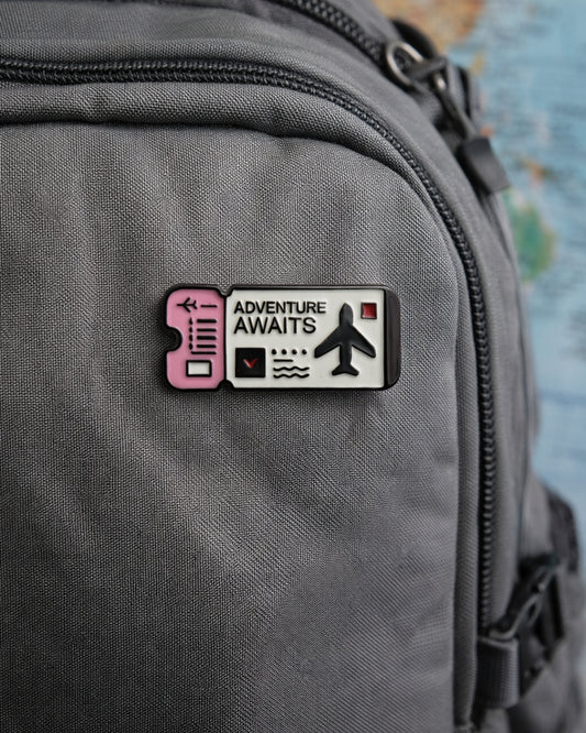 Adventure Awaits Enamel Pin