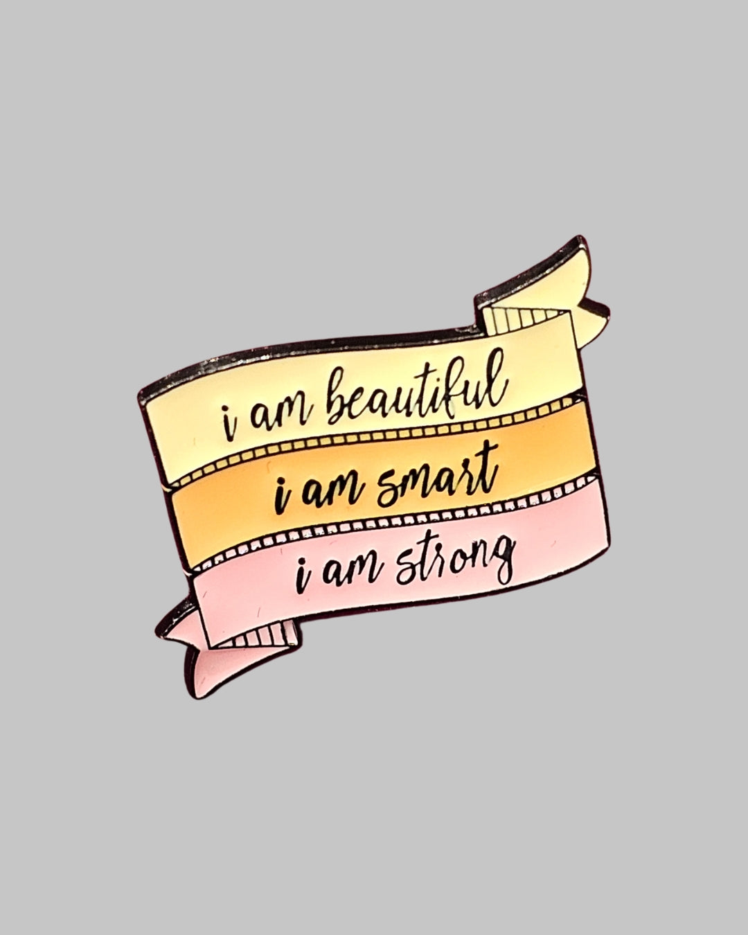 I am Beautiful Brooch Enamel Pin
