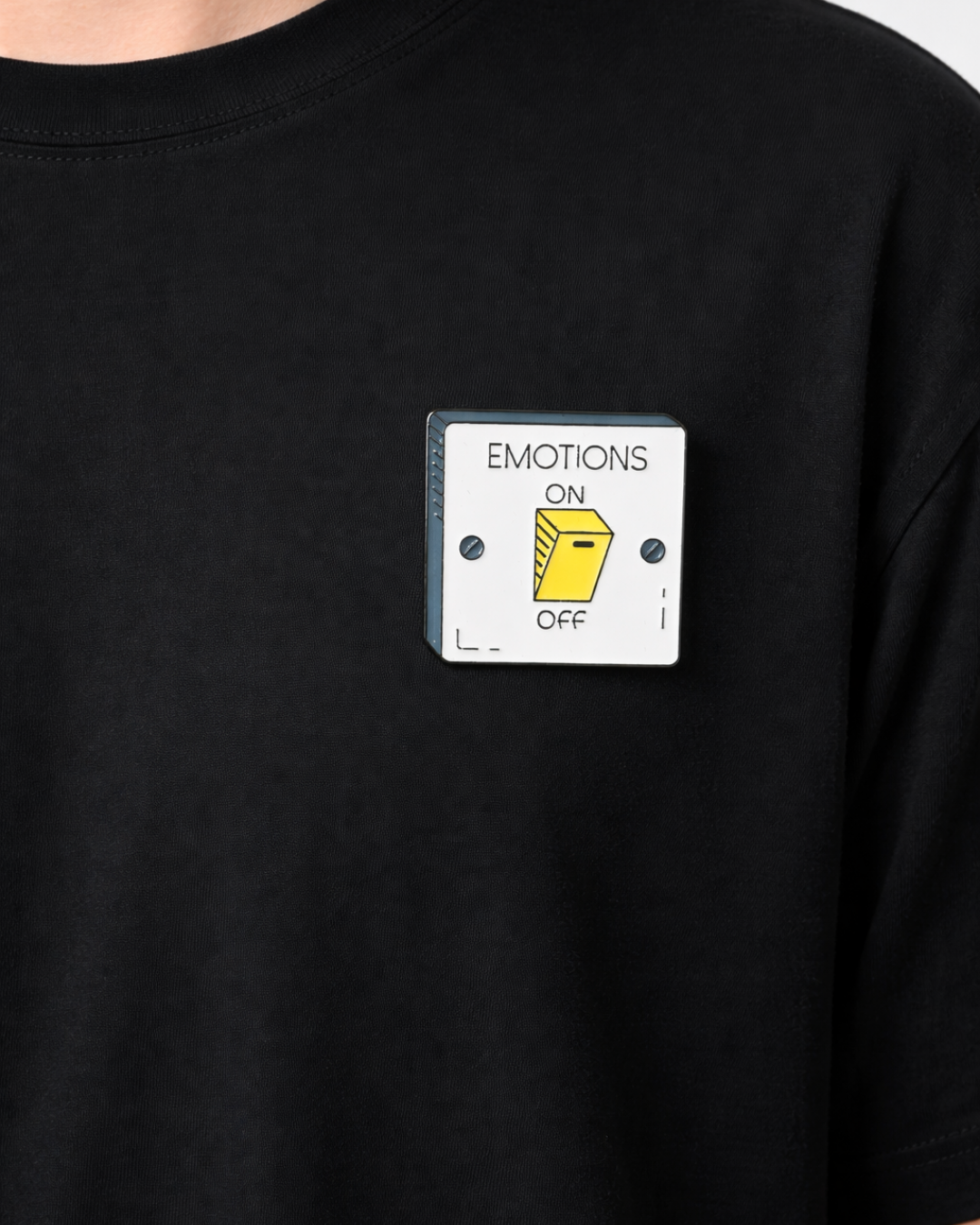 Emotions ON & OFF Brooch Enamel Pin