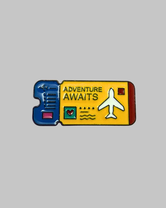 Adventure Awaits Enamel Pin