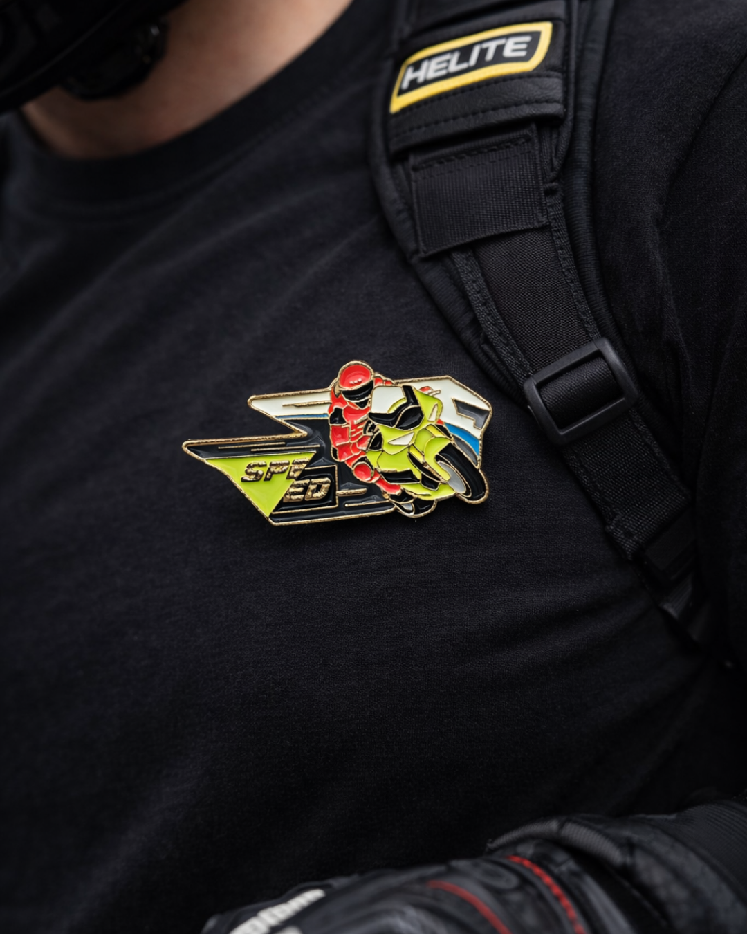 Speed Bike Brooch Enamel Pin