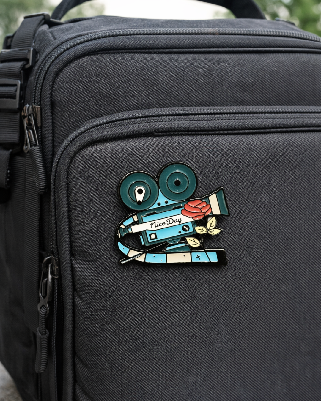 Camera Brooch Enamel Pin