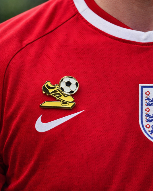 Football Golden Shoe Brooch Enamel Pin