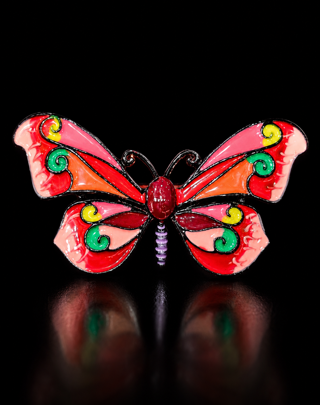 Colorful Butterfly Brooch Pin for Women – Designer Enamel Butterfly Lapel Pin