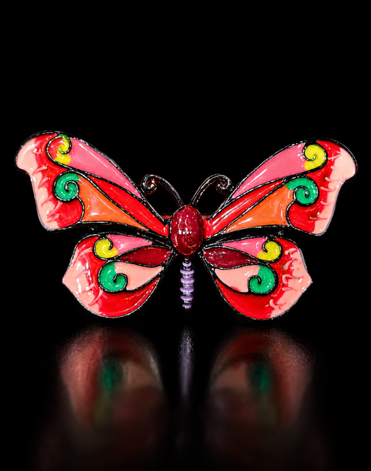 Colorful Butterfly Brooch Pin for Women – Designer Enamel Butterfly Lapel Pin