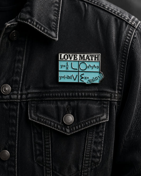 Love Maths Enamel Pin