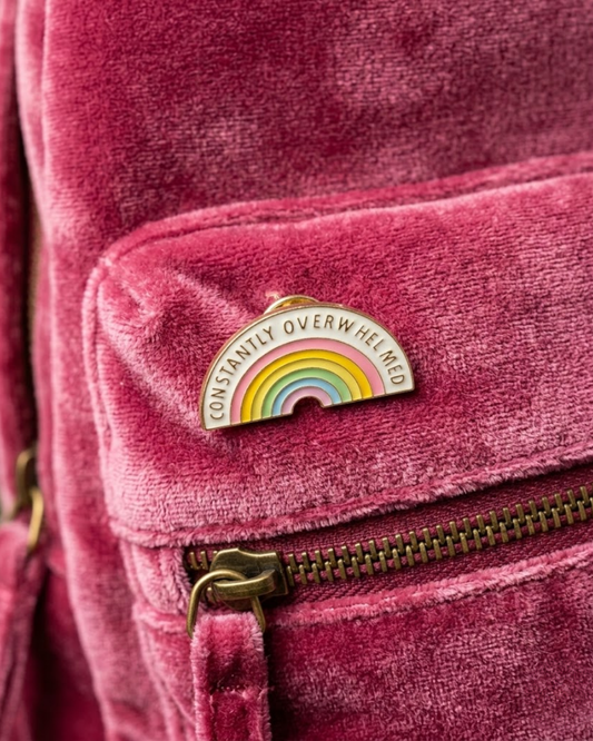 Constantly Overwhelmed Brooch Enamel Pin