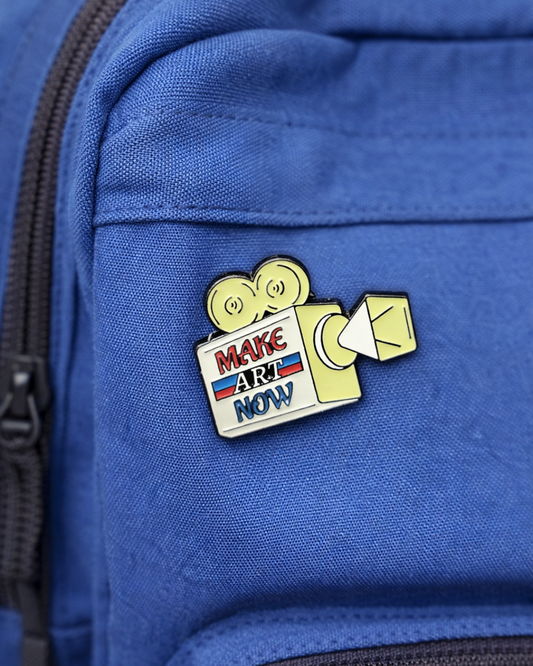 Make Art Show Brooch Enamel Pin