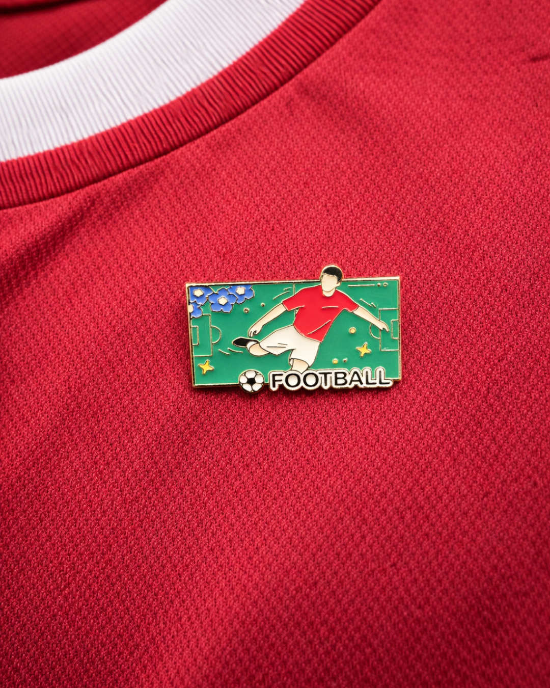 Football Brooch Enamel Pin