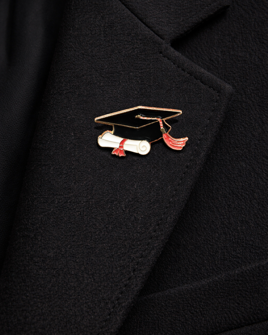 Graduation Convocation Degree Brooch Enamel Pin