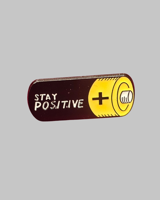 Be Positive Brooch Enamel Pin