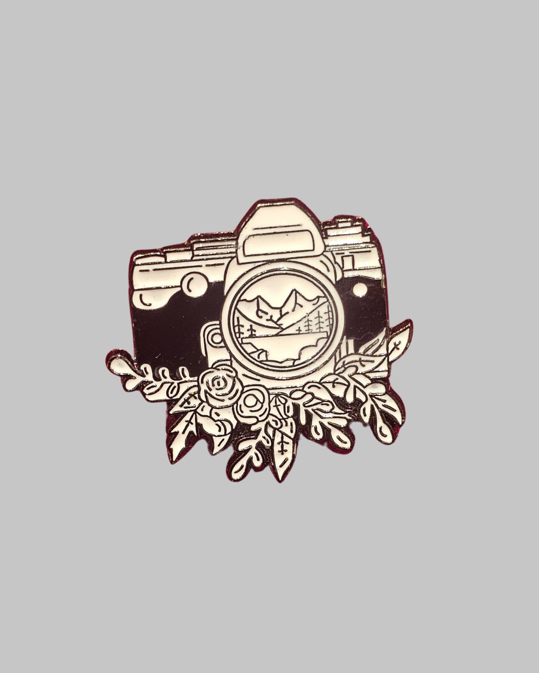 Camera Click Brooch Enamel Pin
