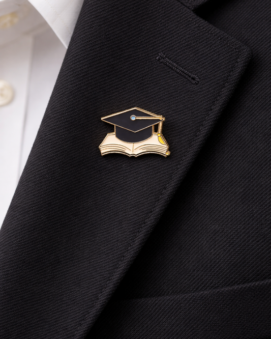 Graduation Convocation Brooch Enamel Pin