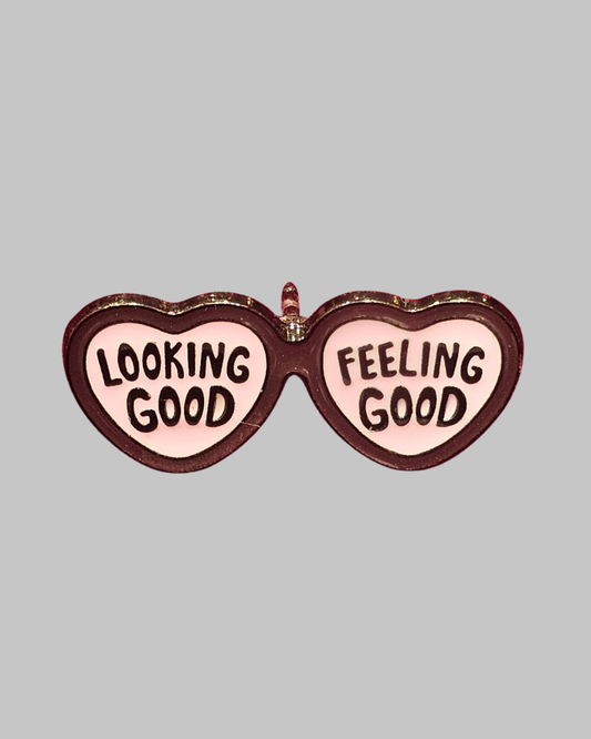 Looking Good Brooch Enamel Pin