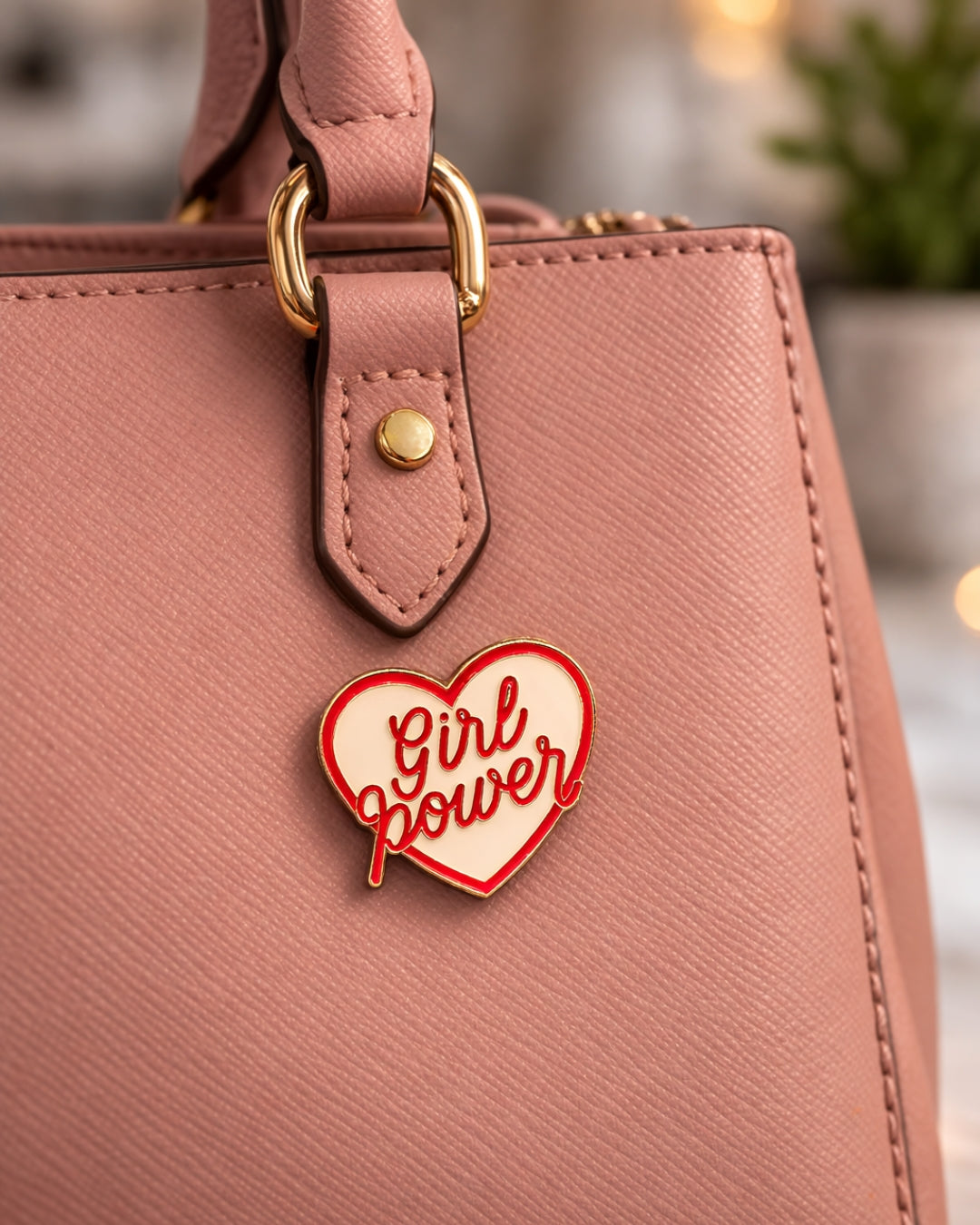 Girl Power Brooch Enamel Pin