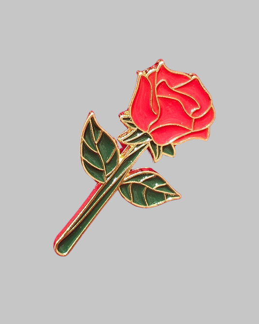 Rose Flower Brooch Enamel Pin