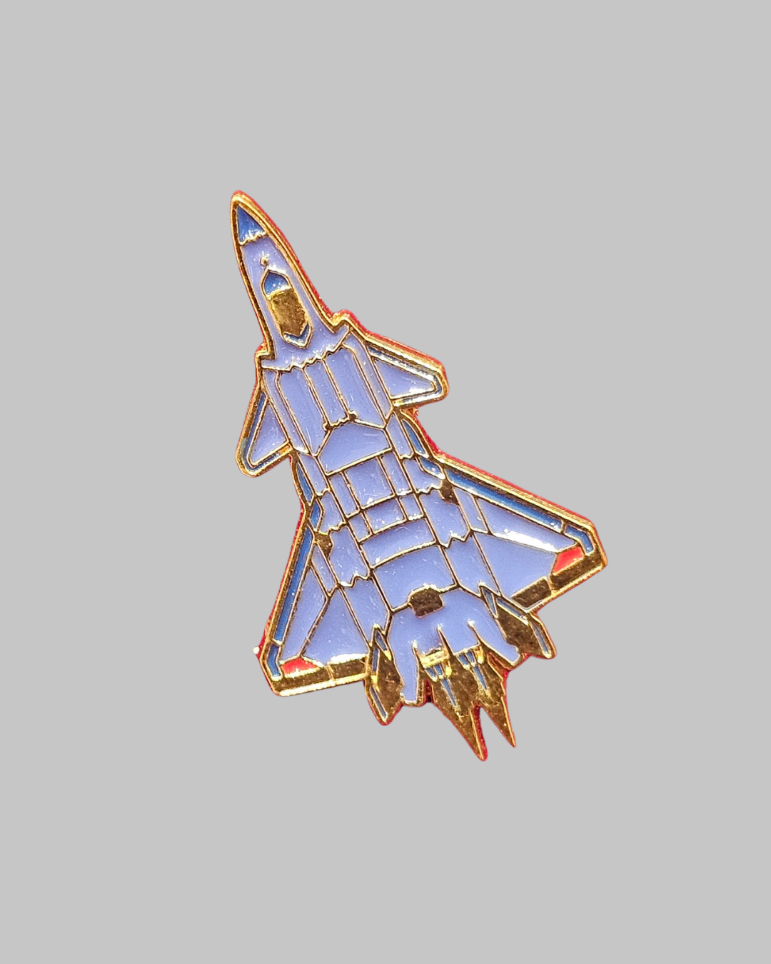 Rocket Launch Brooch Enamel Pin