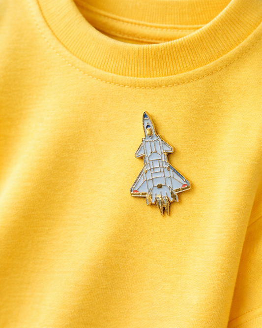 Rocket Launch Brooch Enamel Pin