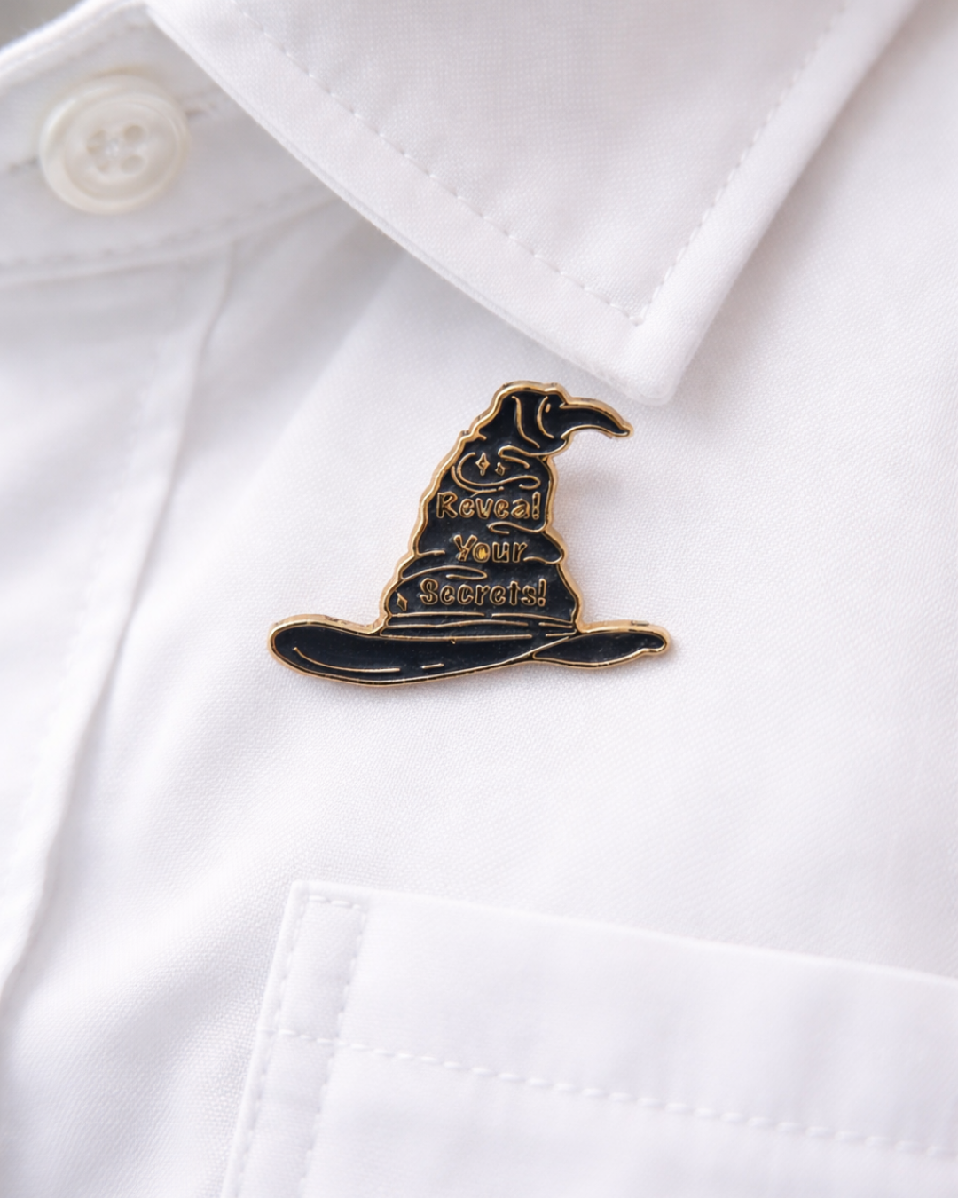Wizard's Hat (Reveal Your Secrets) Brooch Enamel Pin