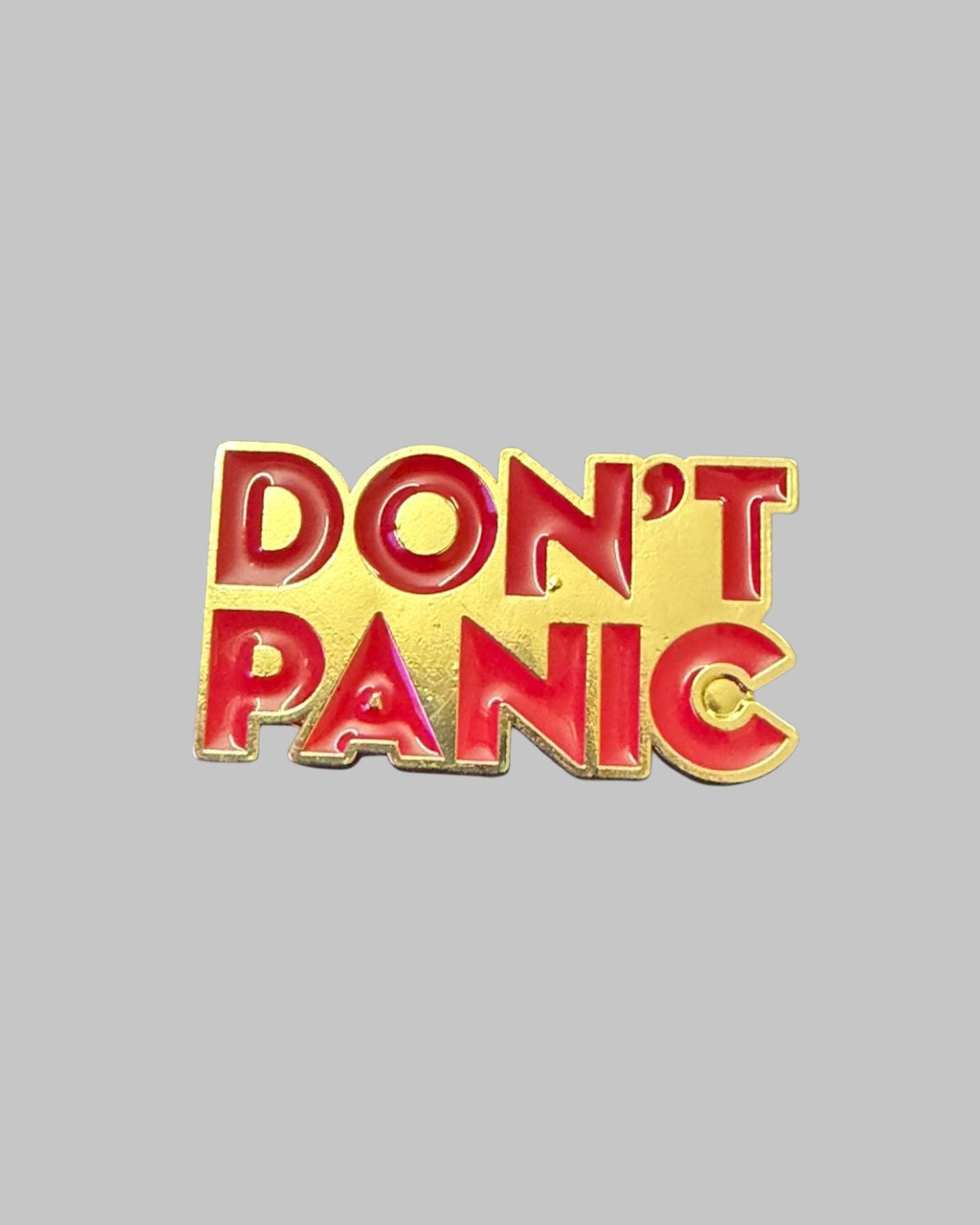 Don't Panic Enamel Pin