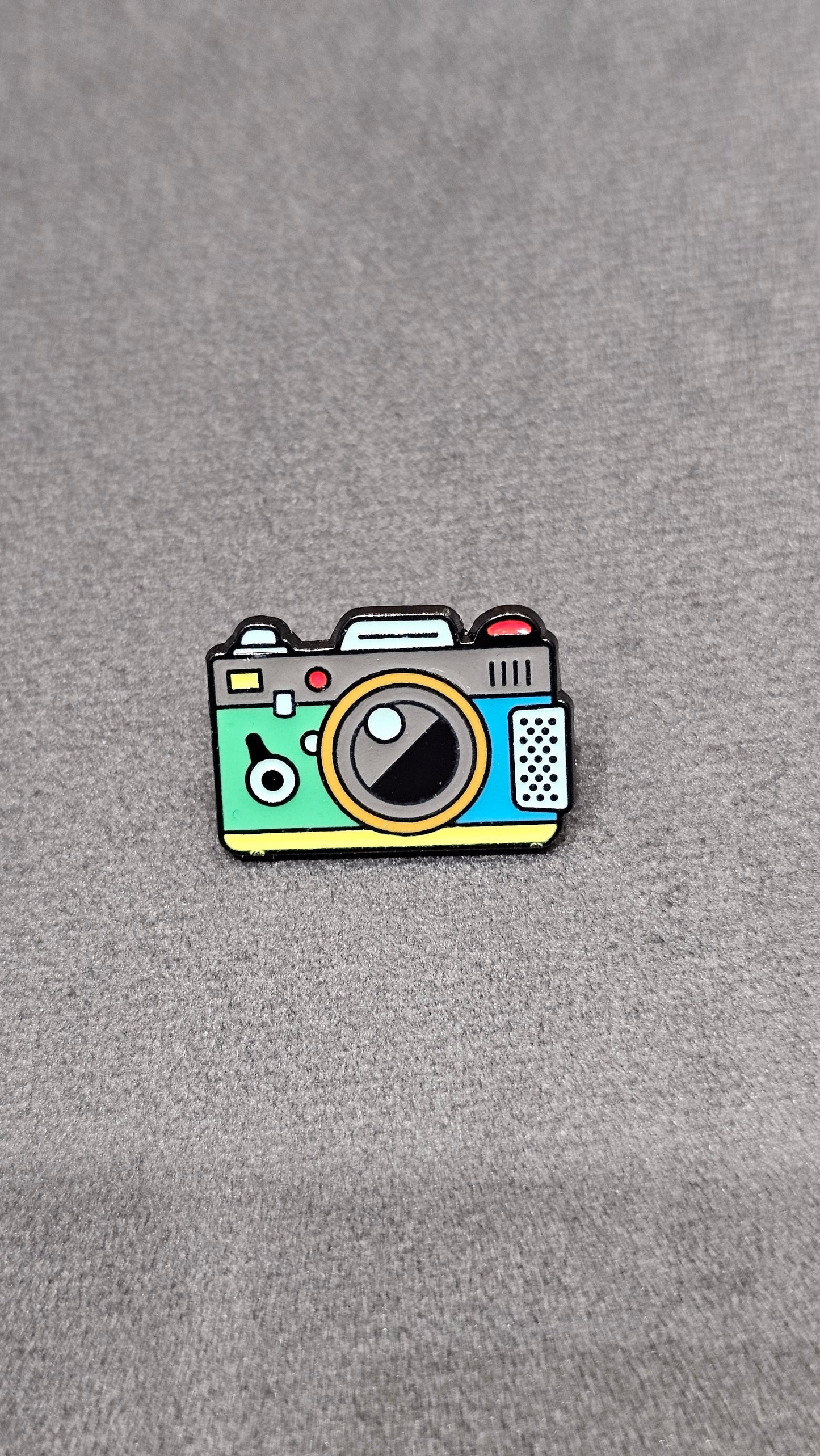 Vintage Camera Enamel Pin for Bags, Caps & Jackets | Photographer Aesthetic Pin Badge
