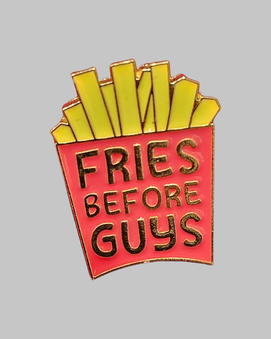 French Fries Enamel Pin