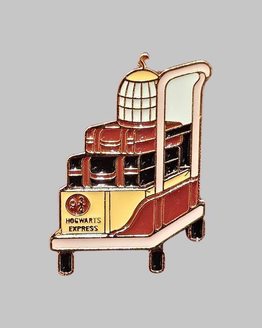 Travel Bag Trolly Brooch Enamel Pin