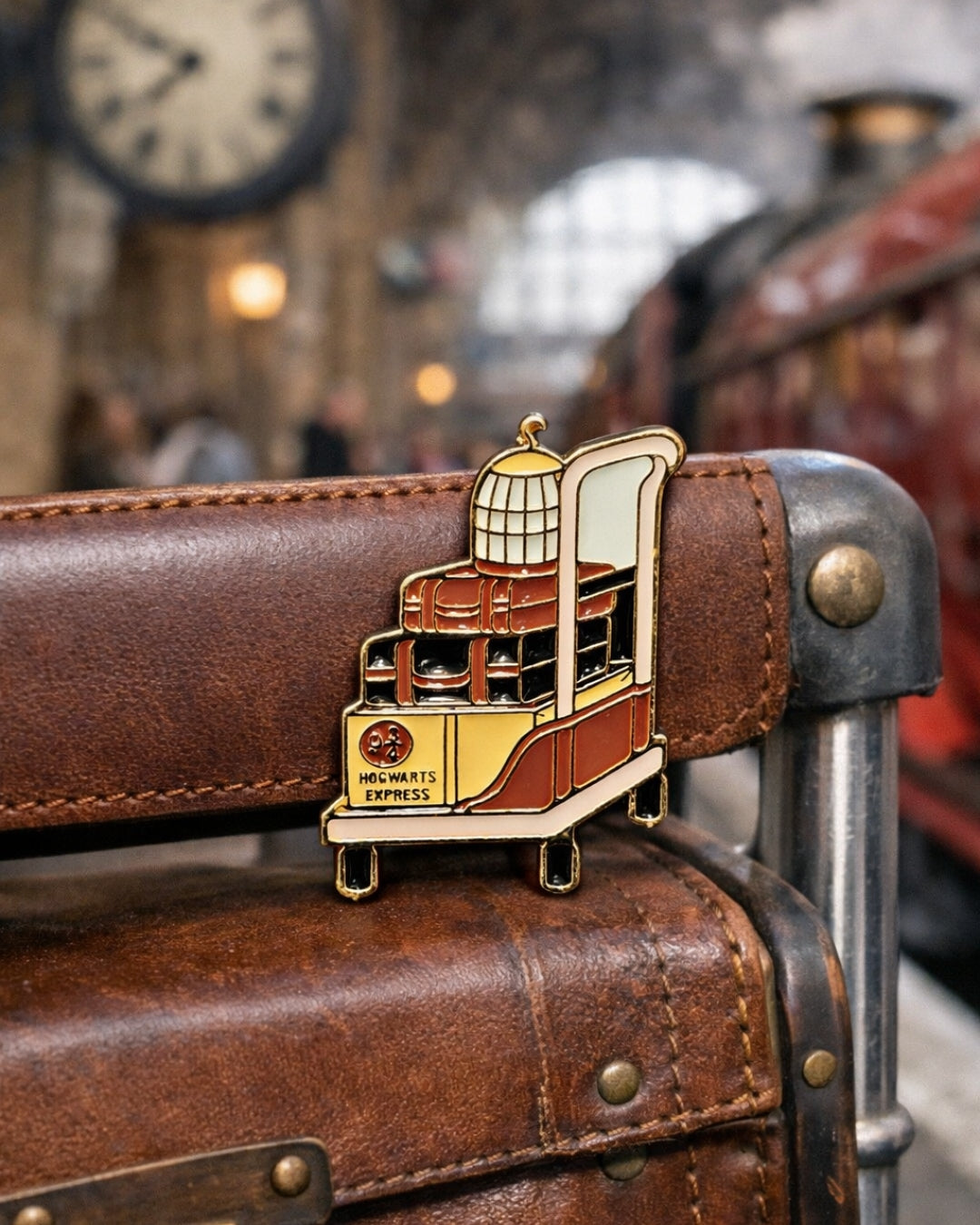 Travel Bag Trolly Brooch Enamel Pin