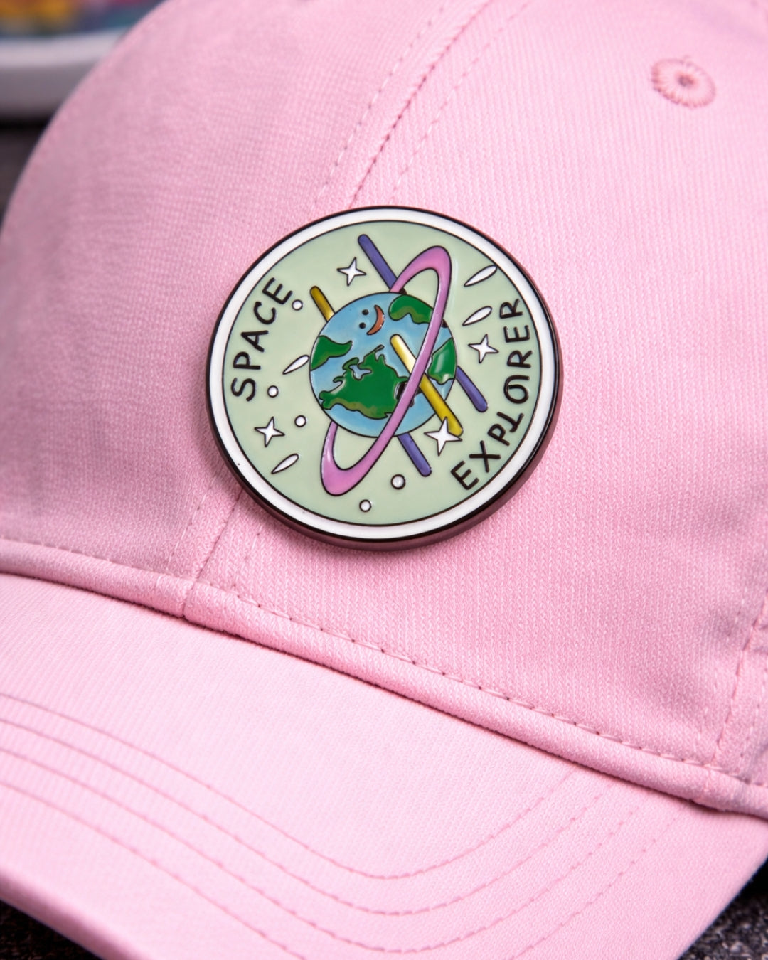 Space Astronauts Enamel Pin