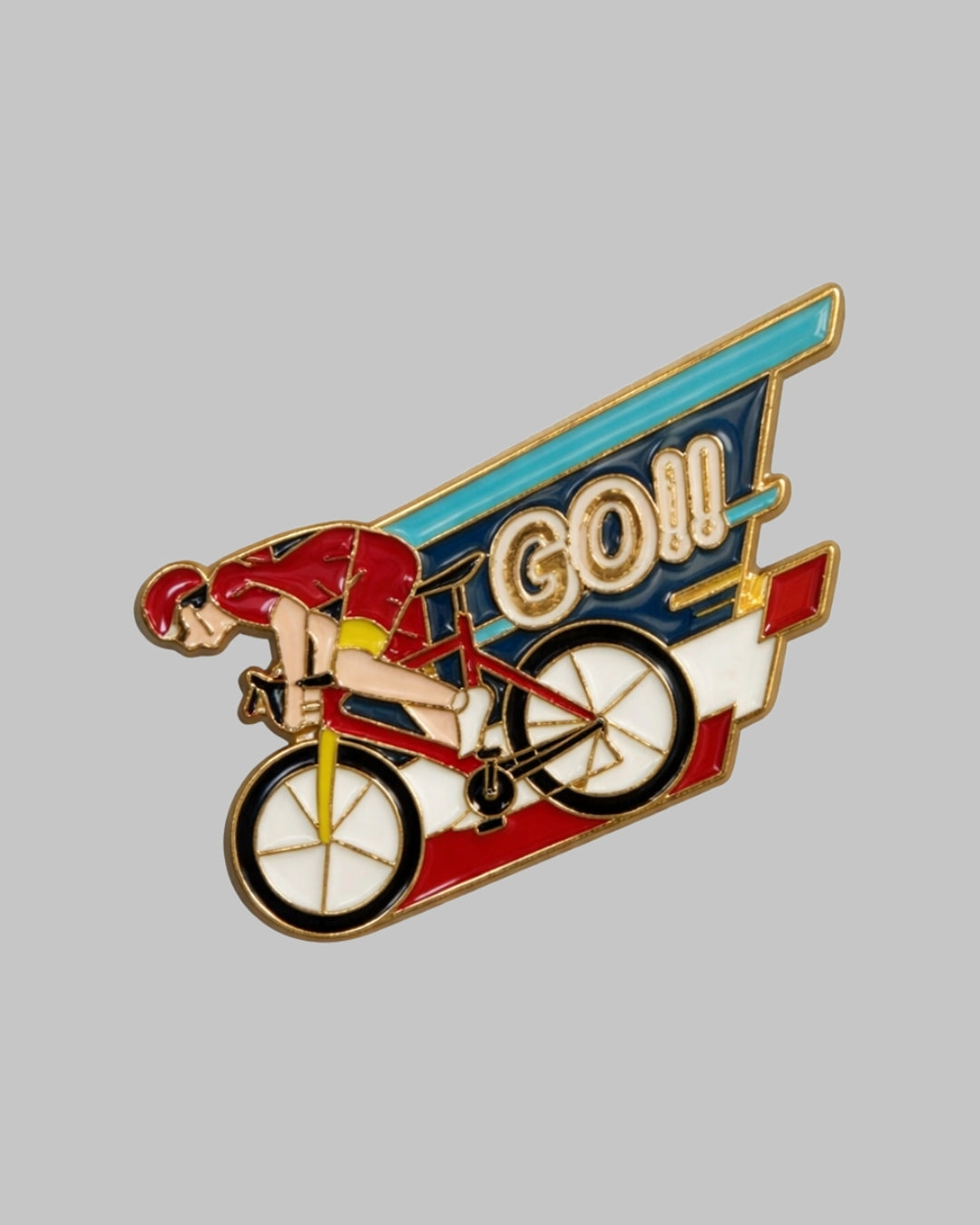 Bicycle Let's Go Enamel Pin