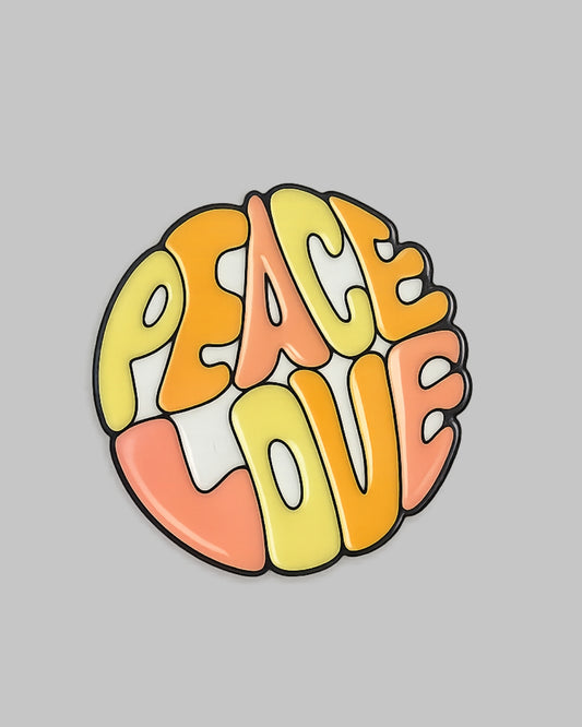 I Love Peace Enamel Pin