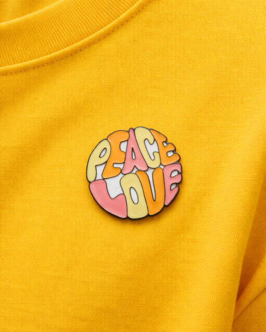 I Love Peace Enamel Pin