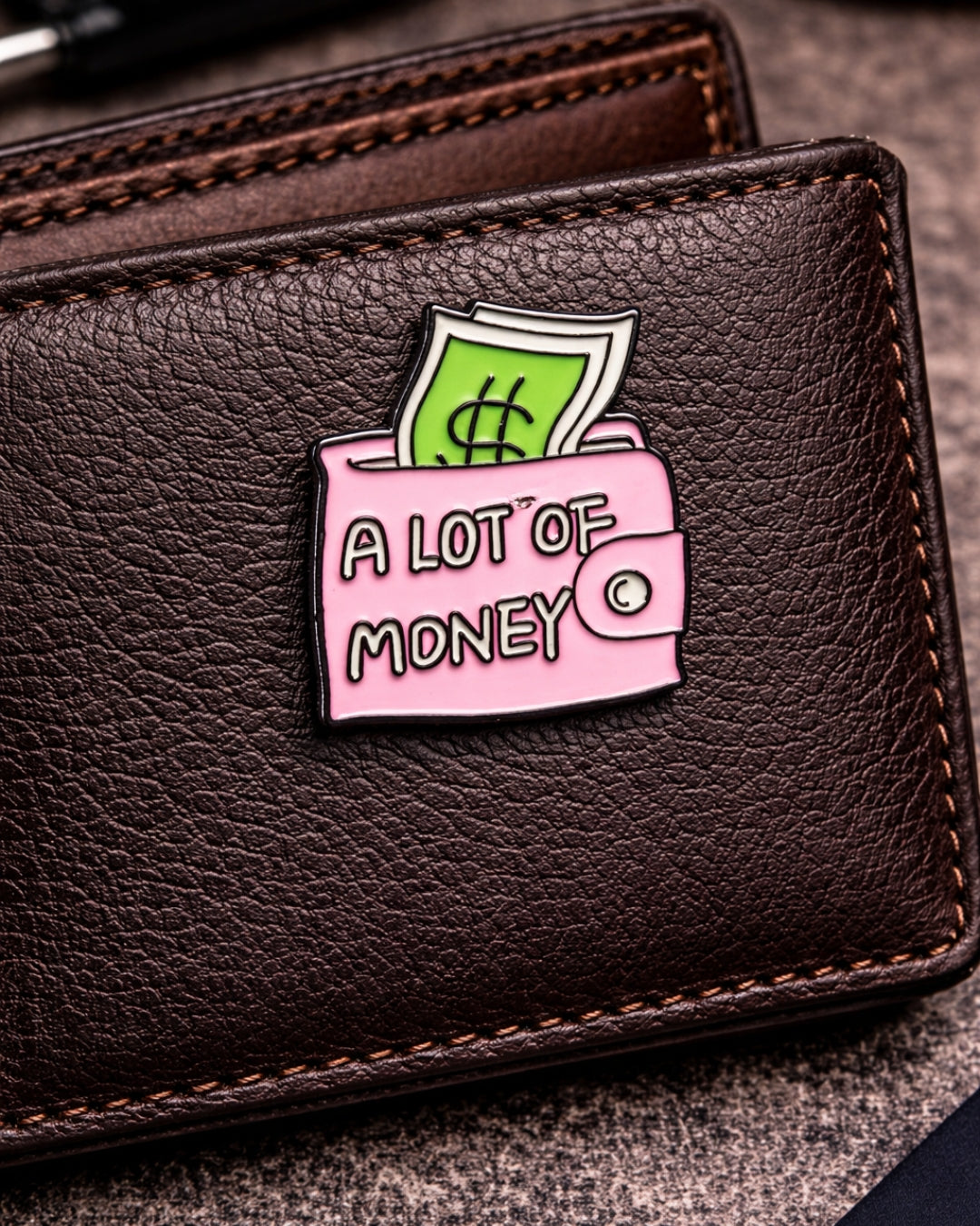 I Have Lot of Money Enamel Pin