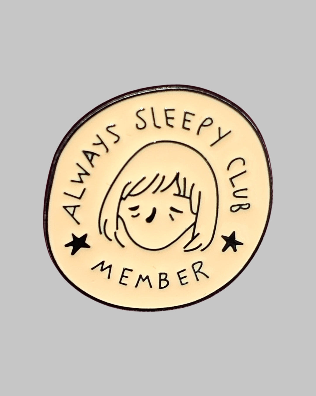 Sleepy Club Member Brooch Enamel Pin