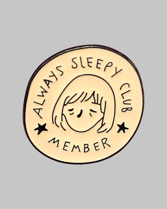 Sleepy Club Member Brooch Enamel Pin