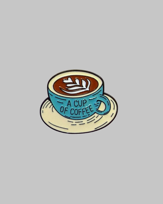 A Cup Of Coffee Enamel Pin