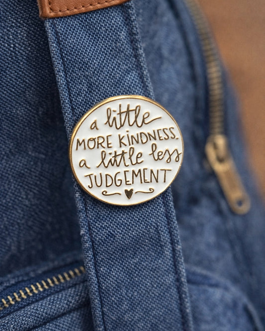 Little Judgment Brooch Enamel Pin