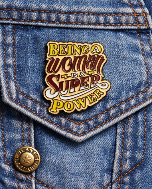 Super Power Woman Enamel Pin