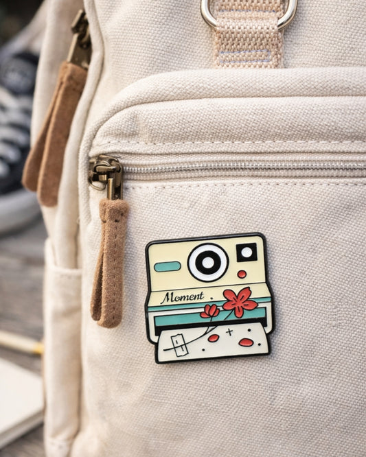 Moment Camera Brooch Enamel Pin