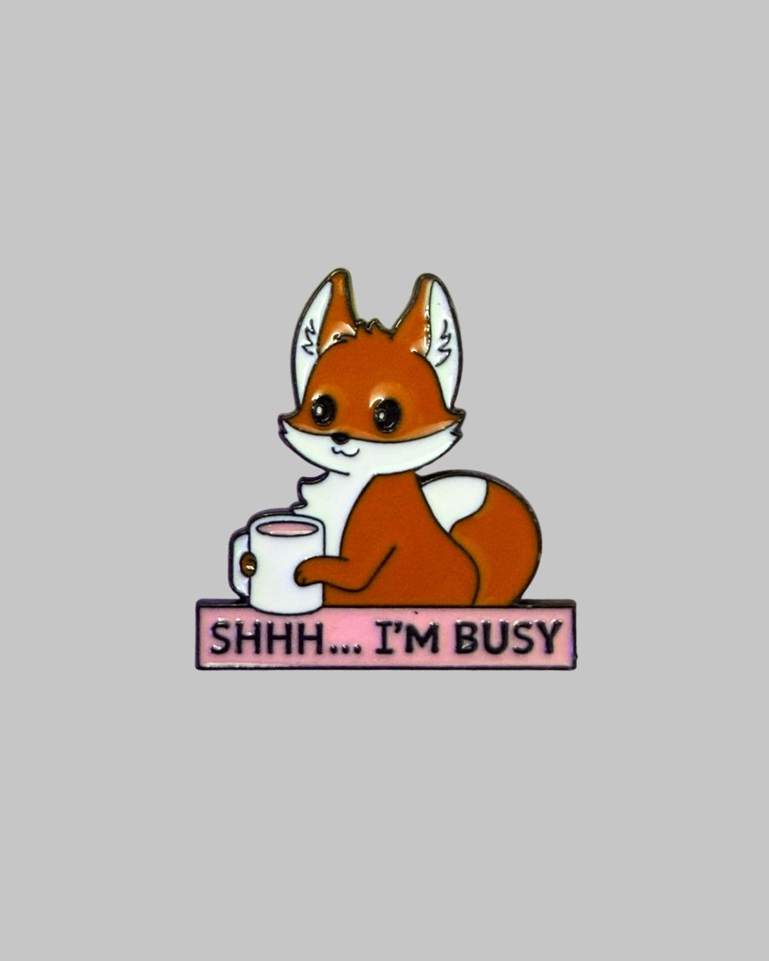 Shhh ... I am Busy Enamel Pin