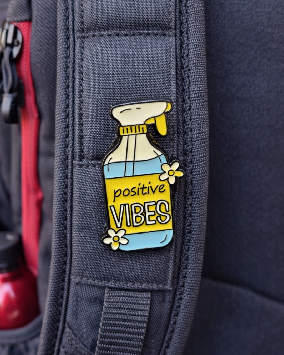 Positive Vibes Brooch Enamel Pin
