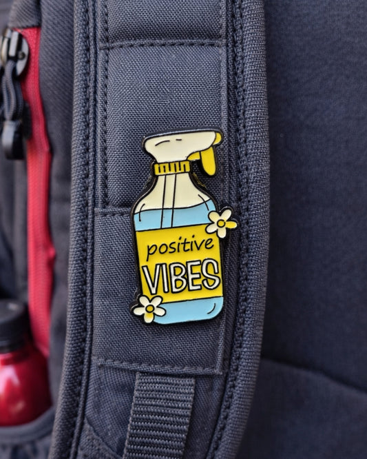 Positive Vibes Brooch Enamel Pin